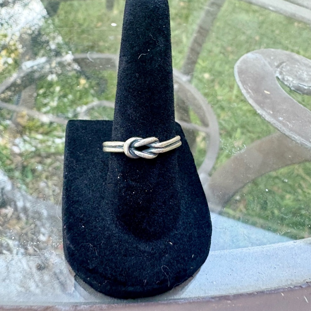 James Avery Silver Knot Ring